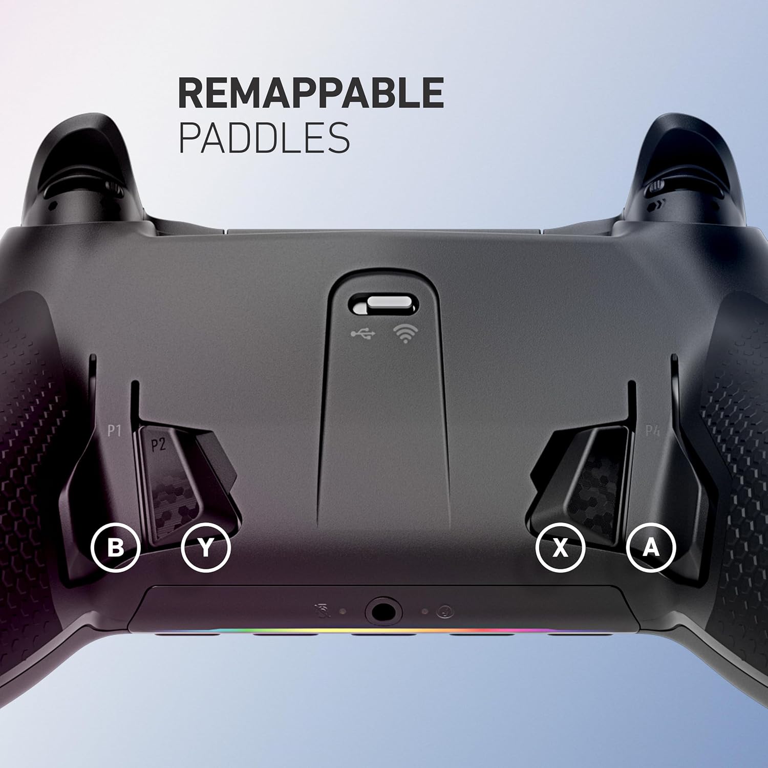 SCUF ENVISION PRO Wireless PC Only Gaming Controller - Five Remappable G-Keys - Remappable Back Paddles - Instant Triggers - iCUE Compatible - Steel Gray - Image 3