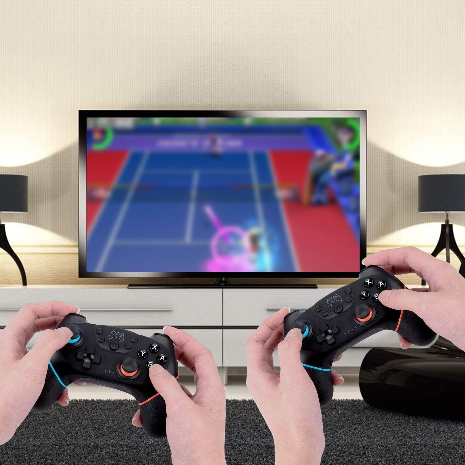 Upgraded Wireless Controller for Switch/Lite/OLED/Switch 2 Pro Controller for Switch Remote Joystick Gamepad Supports Wake up, Gyro Axis, Turbo, Dual Vibration and Screenshot Function - Image 5