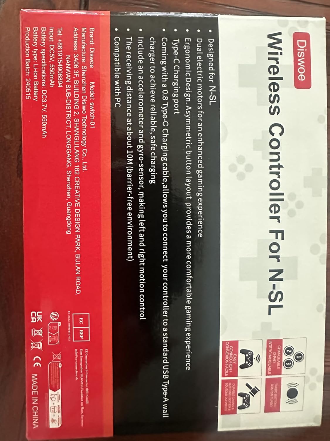 Upgraded Wireless Controller for Switch/Lite/OLED/Switch 2 Pro Controller for Switch Remote Joystick Gamepad Supports Wake up, Gyro Axis, Turbo, Dual Vibration and Screenshot Function - Image 7